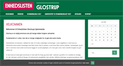 Desktop Screenshot of glostrup.enhedslisten.dk