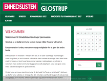 Tablet Screenshot of glostrup.enhedslisten.dk
