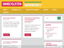 Tablet Screenshot of noerrebro.enhedslisten.dk