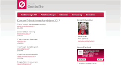 Desktop Screenshot of gentofte.enhedslisten.dk