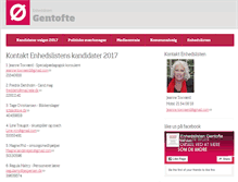 Tablet Screenshot of gentofte.enhedslisten.dk