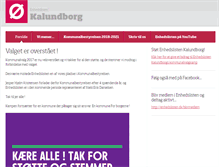 Tablet Screenshot of kalundborg.enhedslisten.dk