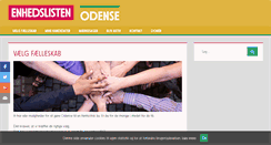 Desktop Screenshot of odense.enhedslisten.dk