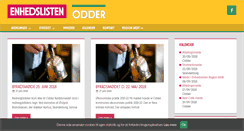 Desktop Screenshot of odder.enhedslisten.dk