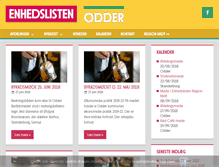 Tablet Screenshot of odder.enhedslisten.dk