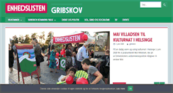 Desktop Screenshot of gribskov.enhedslisten.dk