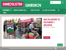 Tablet Screenshot of gribskov.enhedslisten.dk