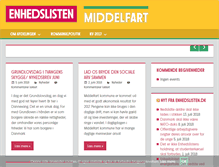 Tablet Screenshot of middelfart.enhedslisten.dk