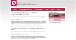 Desktop Screenshot of broenshoej.enhedslisten.dk