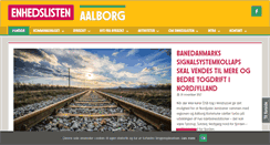 Desktop Screenshot of aalborg.enhedslisten.dk